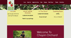 Desktop Screenshot of chapinorchard.com