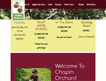 Tablet Screenshot of chapinorchard.com